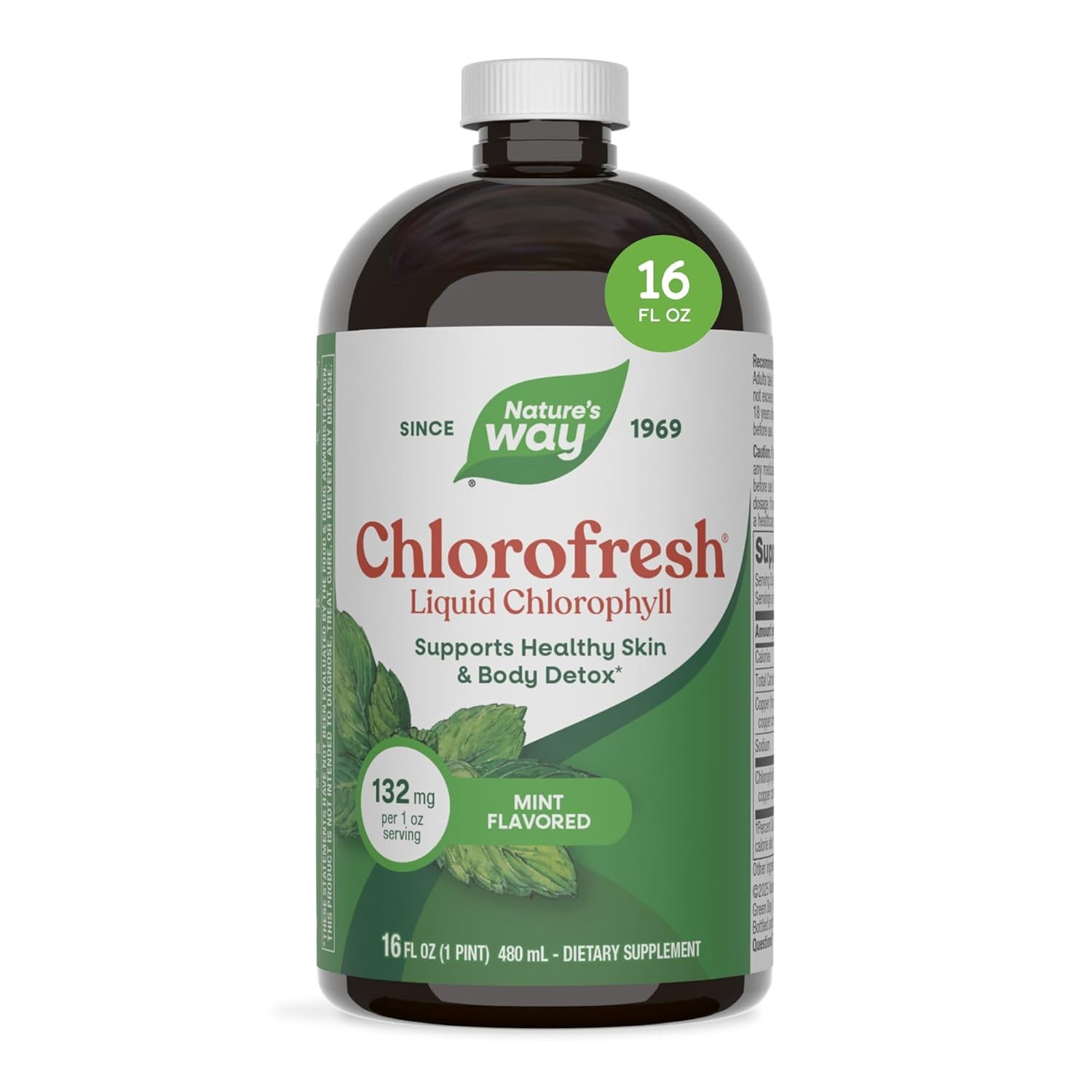Liquid Chlorophyll Chlorophyllin Copper Complex Nature’s Way Chlorofresh