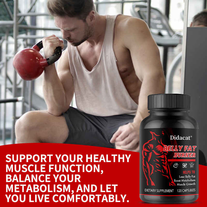 BELLY FAT BURNER HELPS TO Lose Belly Fat Boost Metabolism capsules