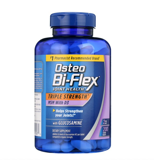 Osteo BiFlex 500MG Glucosamine MSM Vitamin Tablets – 200 Count