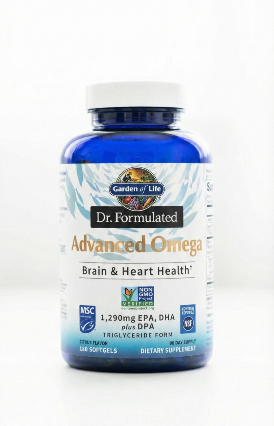 Garden of Life Dr. Formulated Advanced Omega 180 Softgels New EXP 03/2028
