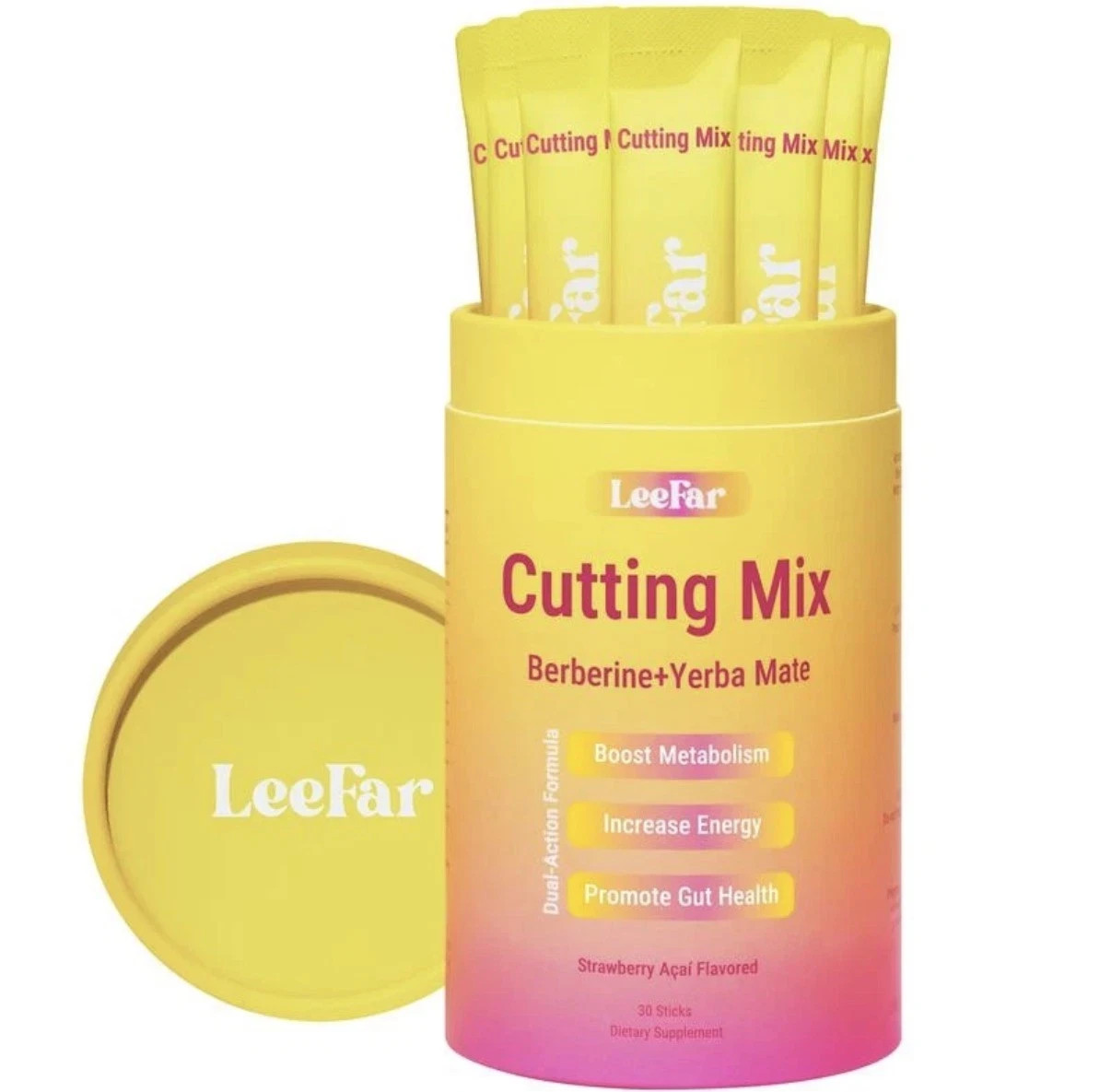 LeeFar Cutting Drink Mix – Berberine, Chromium, FOS, Yerba Mate