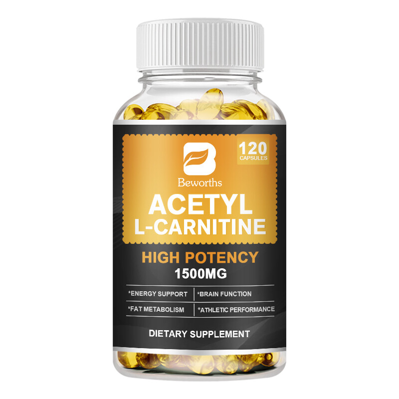 ACETYL L-CARNITINE 1500mg TABLETS System Health Antioxidant CAPSULES 120 Capsule
