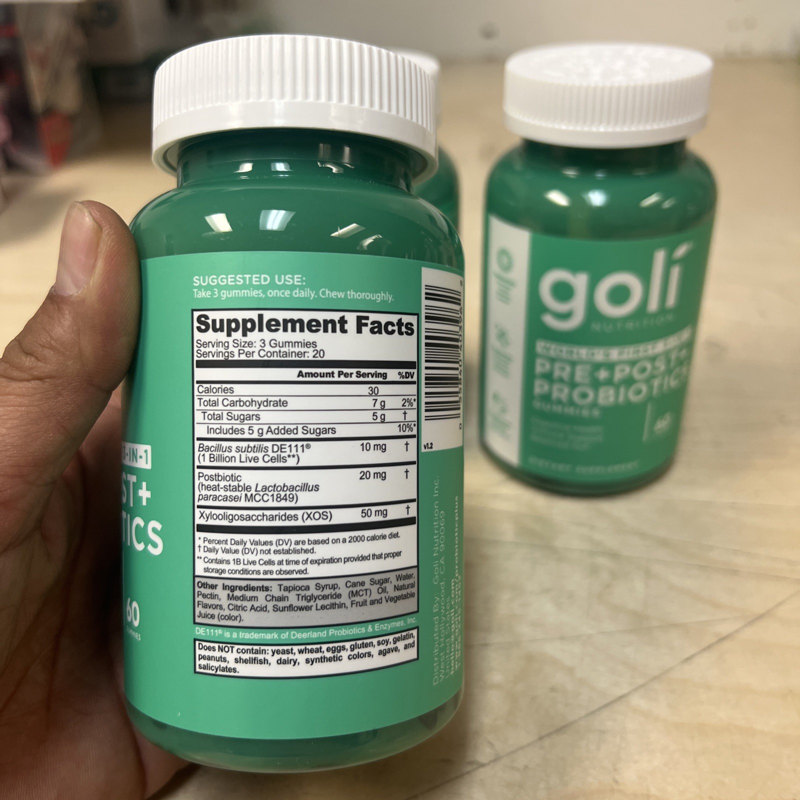3 Pack Goli PRE + POST + PROBIOTICS Digestive Health Immune Support 180 09/2027