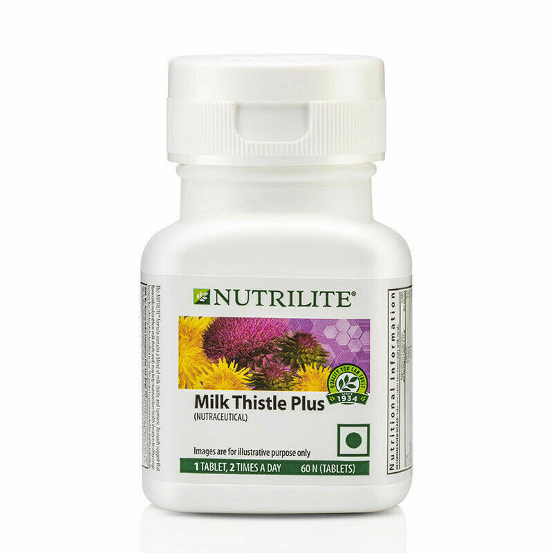 Amway NUTRILITE Milk Thistle Plus Normalizes Functioning of Liver 60 Tablets