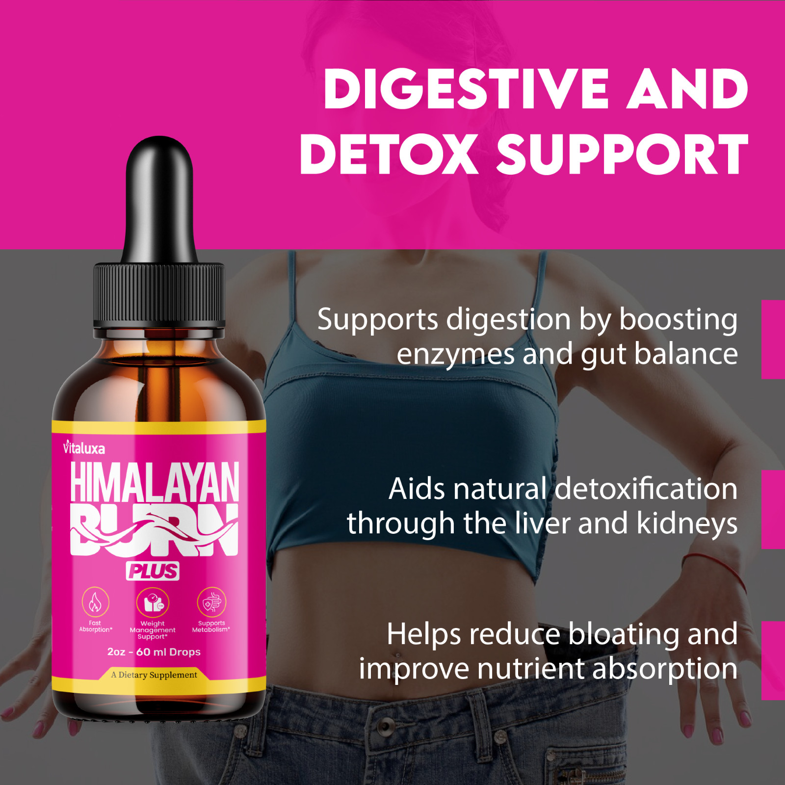 (5 Pack) Himalayan Burn Plus Drops Himalaya Burn Plus Advanced Supplement (10oz)