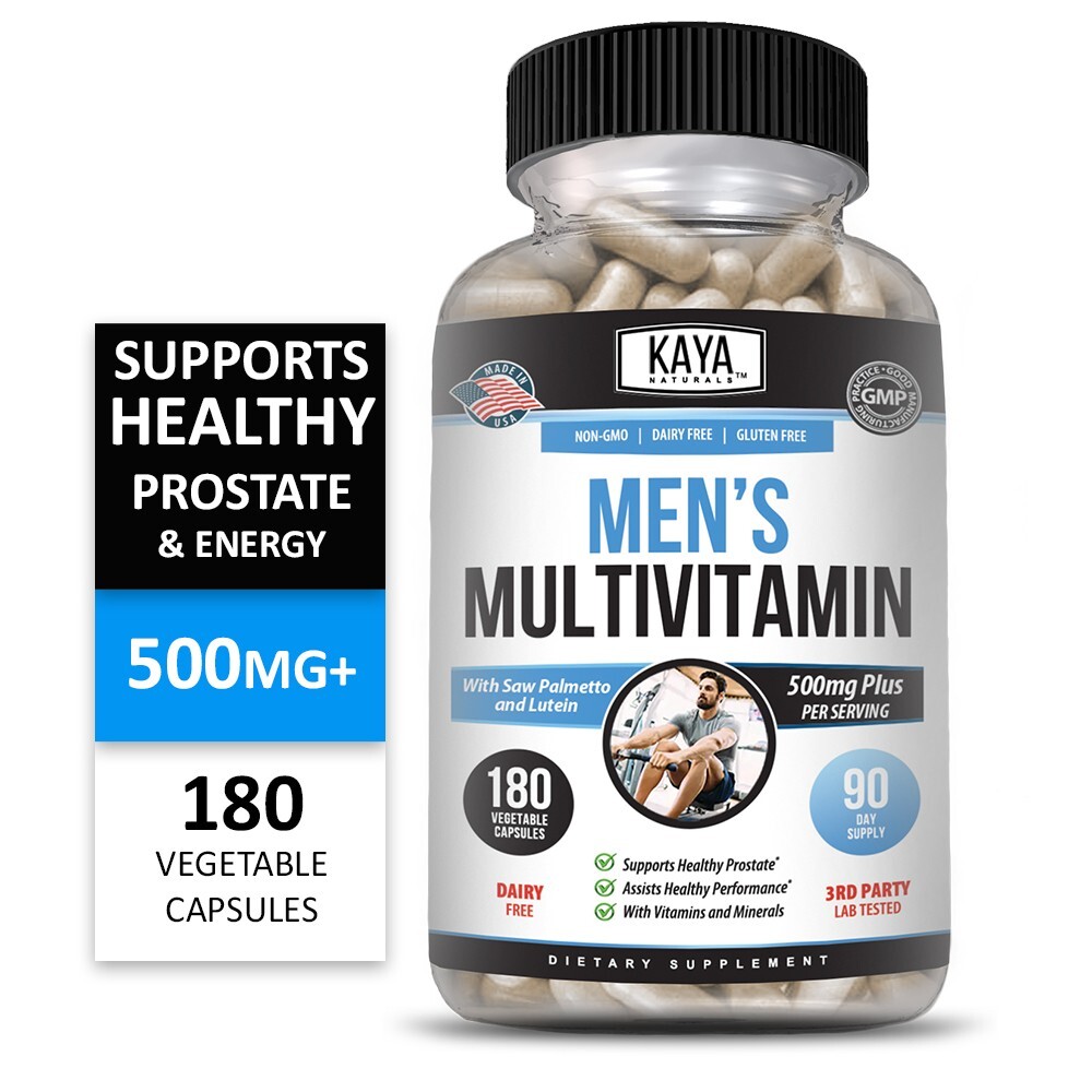 Multi Vitamin for Men 180ct Mens Prostate Multivitamin Multimineral Daily Zinc