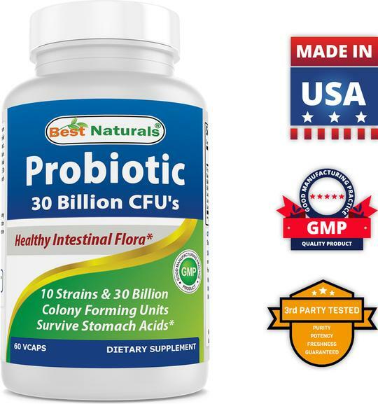 Best Naturals Probiotic 10 30 Billion 60 Vcaps