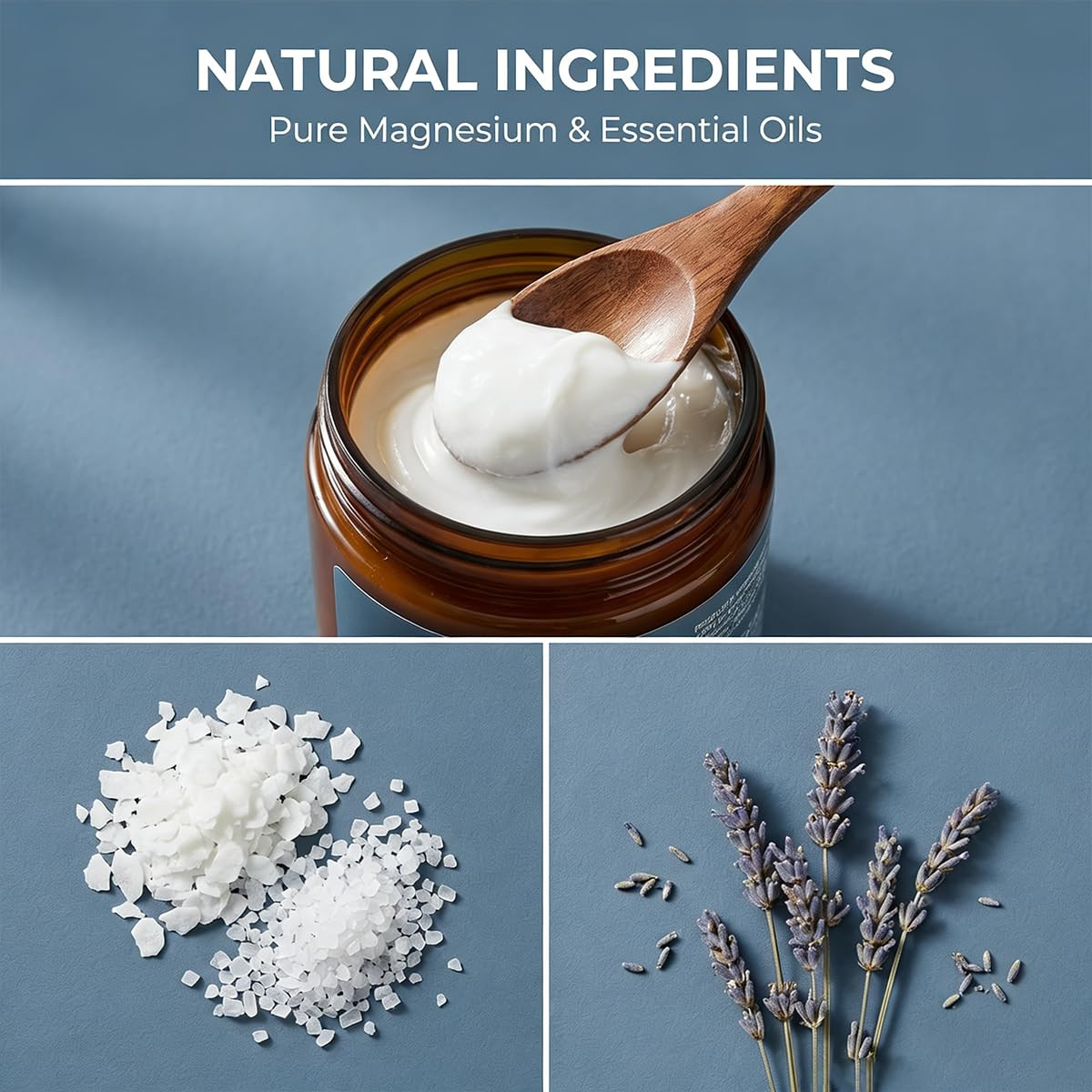 Sweet Bee Organics Magnesium Butter, Topical Magnesium Cream for Muscle Comfort