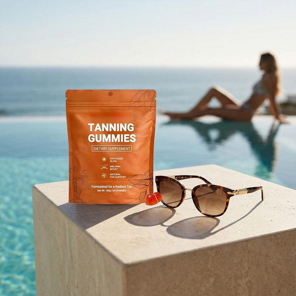 Daily Tanning Gummies Vitamin Blackening Gummies – Enhance Skin Melanin US