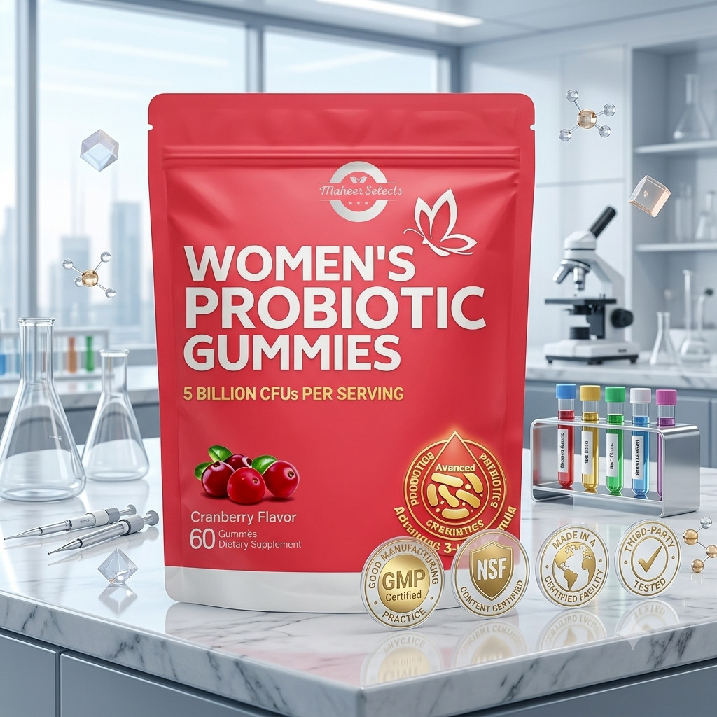 Vaginal Probiotics for Women, Feminine Balance pH Gummies 60ct/1bag