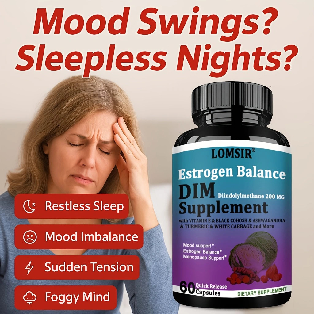 Dim Supplement Estrogen Balance – Estrogen Supplement for Women – 60 Capsules