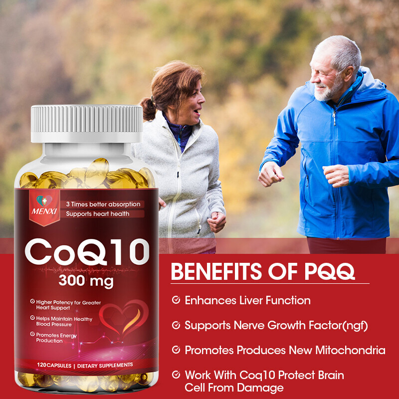 CoQ 10 Coenzyme Q10 Vegan Softgel 300mg Cardiovascular Heart Health 120 Capsules
