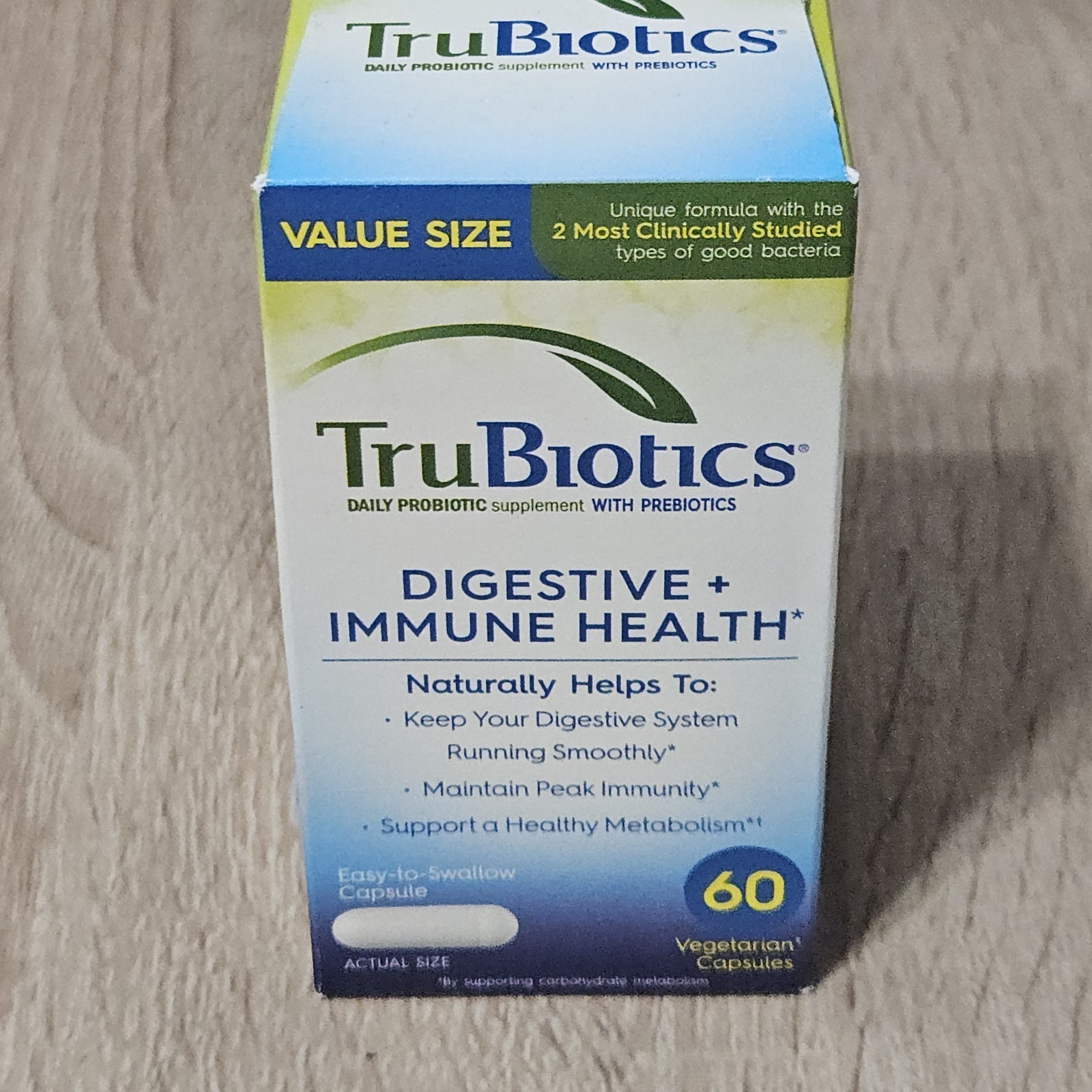 TruBiotics Digestive + Immune Health, 60 Vegetarian Capsules Exp 02/2027