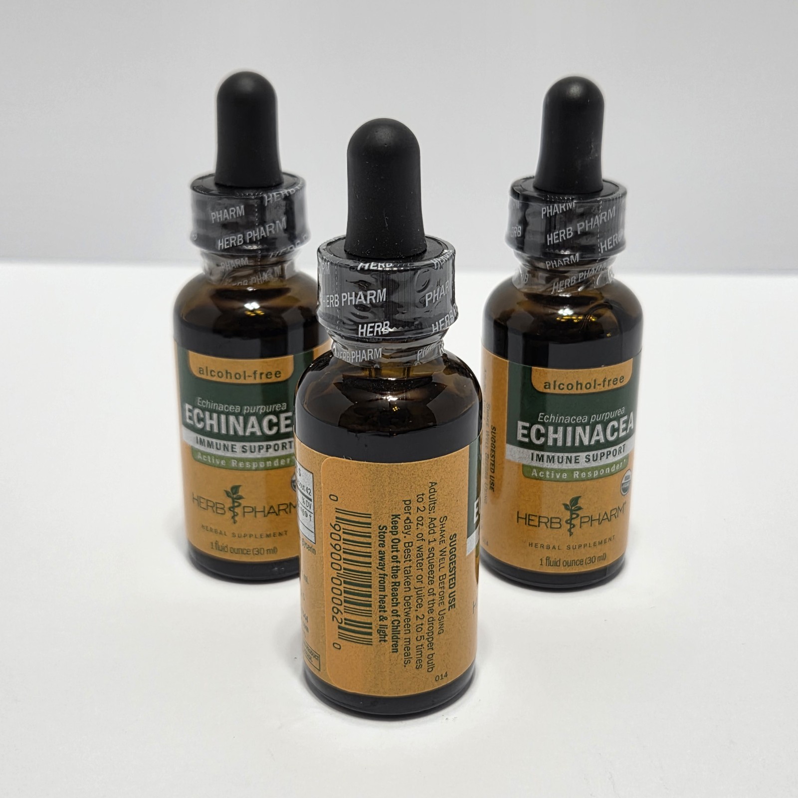 Echinacea Glycerite 1 oz by Herb Pharm – Lot of 3