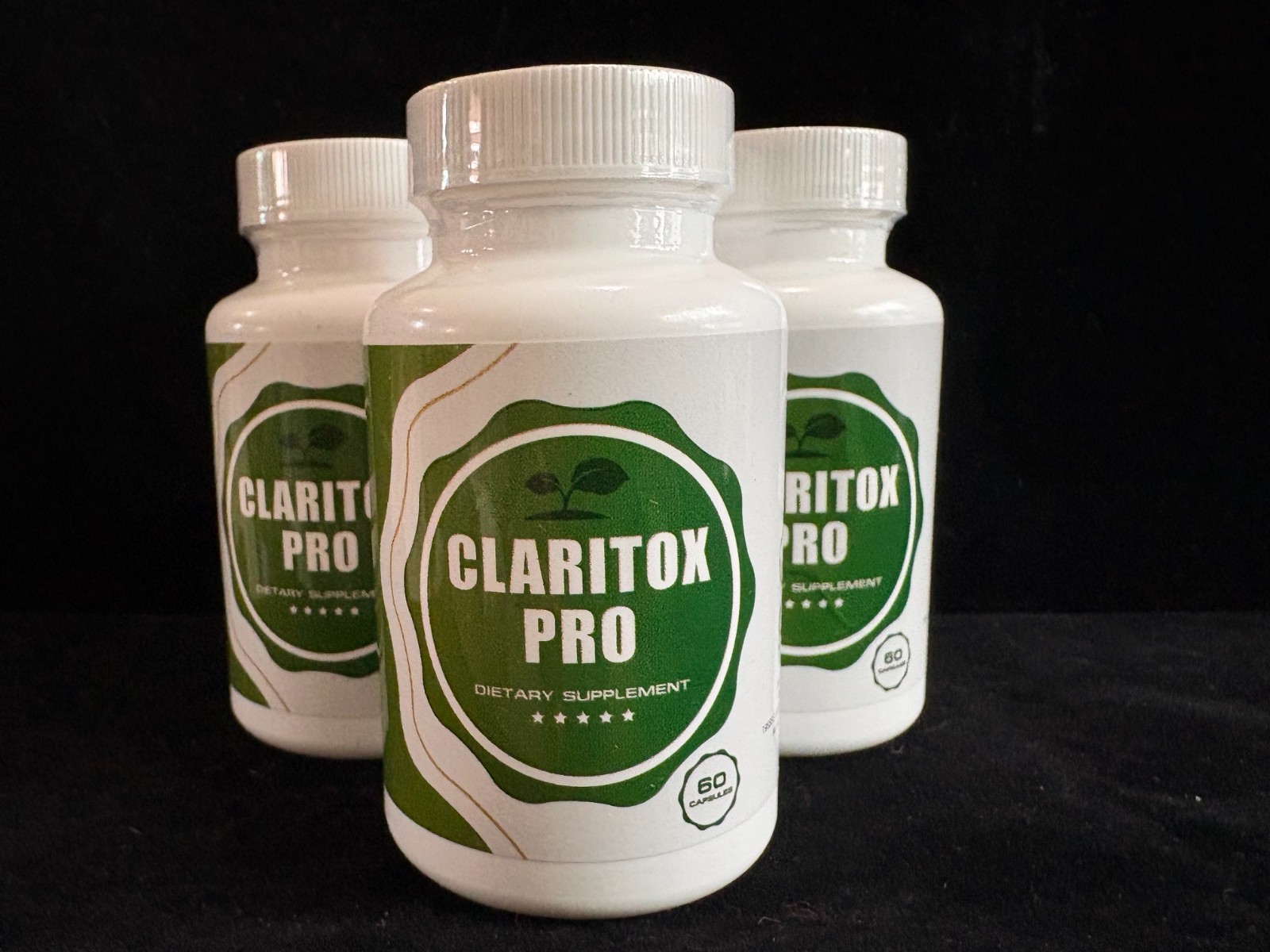 (3 Pack) Claritox Pro Nootropic Natural Brain Supplement 180 Capsules