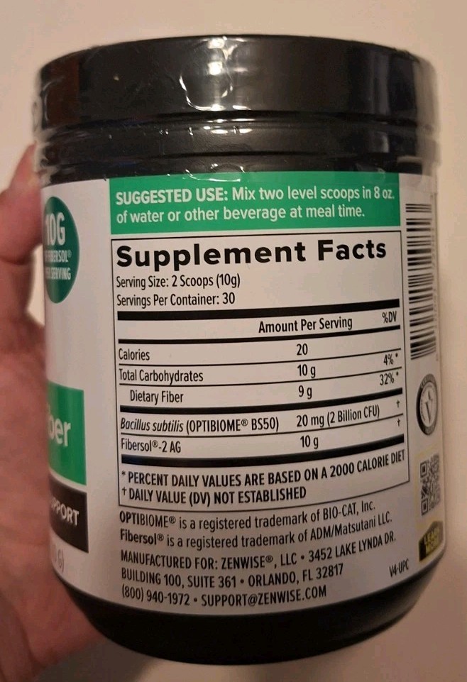 Zenwise Zen Natural Booster + Metabolic Probiotics 10.5 oz / 30 Servings – New