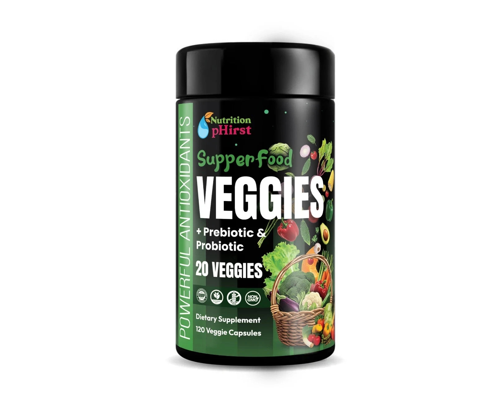 Superfood Vegetable & Fruit Blends 240 Capsules 2 Mo Supply 12/2027 New Sealed