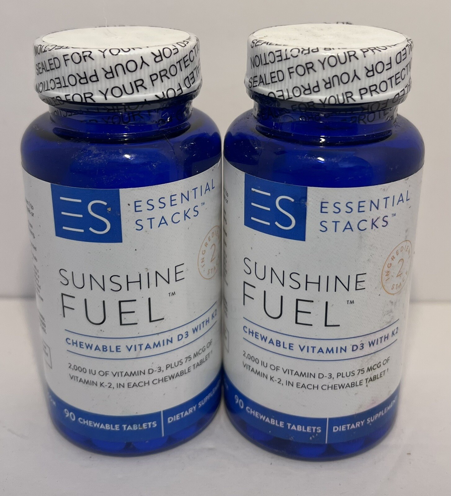 Essential Stack Vitamin D3 Which K2- See Description-2pack