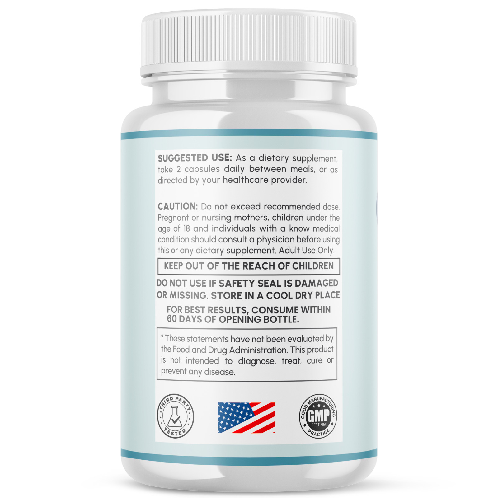 (1 Pack) Glucovex Advanced Support Blood Supplement Formula Gluco Vex 60 Caps