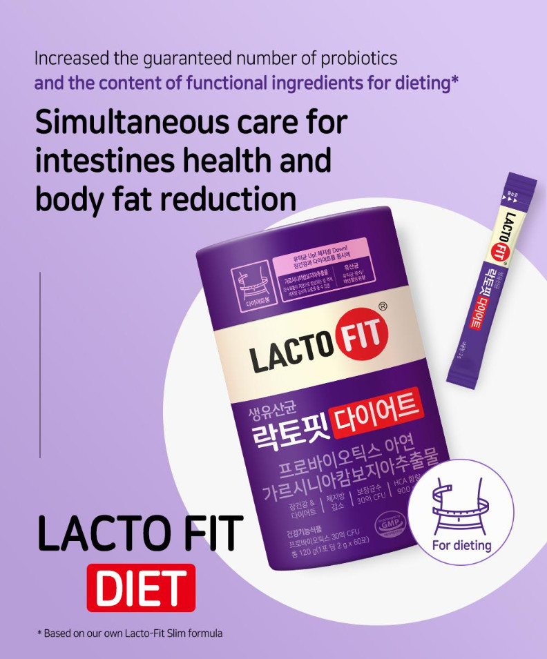LACTO-FIT Probiotics Diet 120g (2g x 60 sticks)