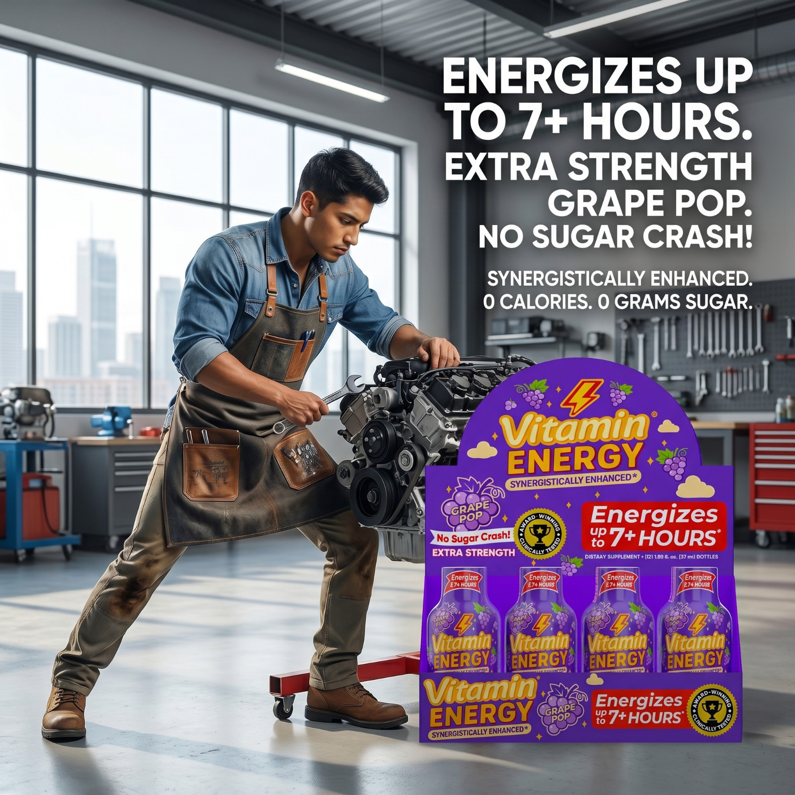 (48 Pack) Vitamin Energy® Mood+ Energy Shots, Clinically Proven