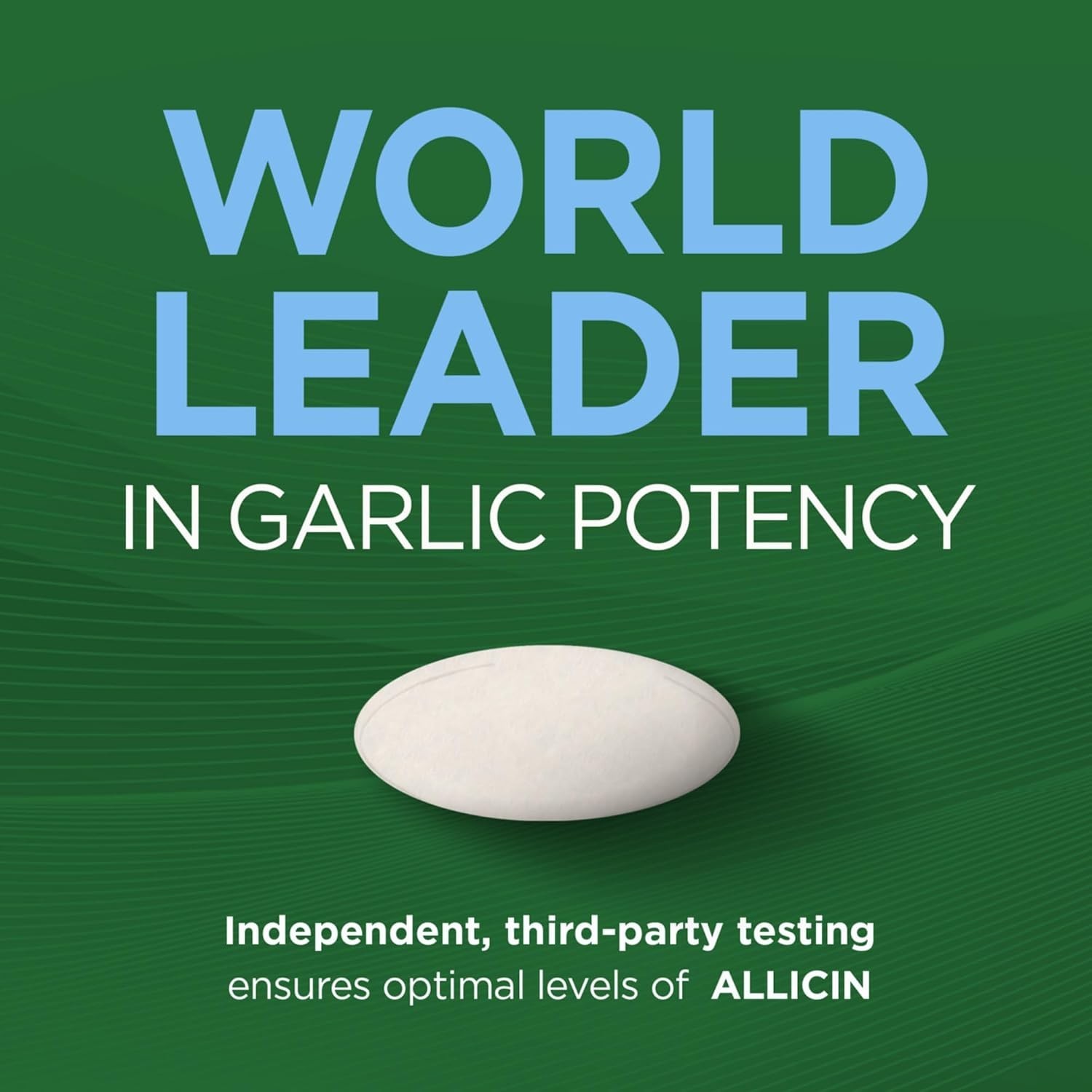 Odorless Garlic Extract for Heart Health – 60 Caplets