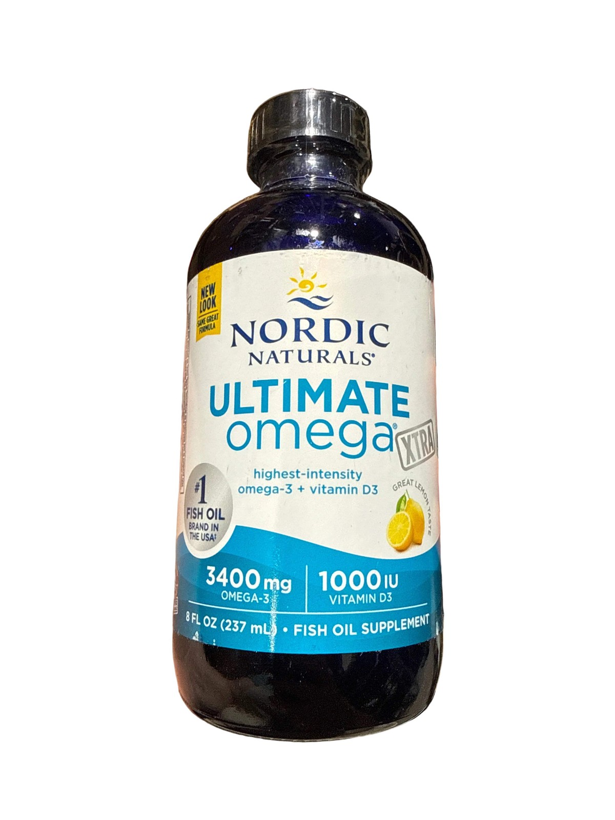 1/27 Nordic Naturals Ultimate Omega Xtra, Lemon Flavored 8oz 3400mg Omega 3 1000