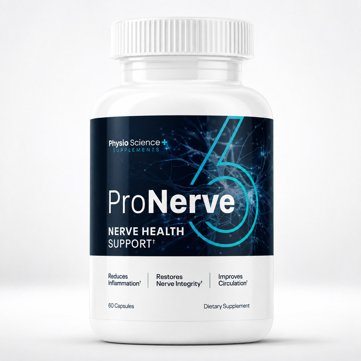 ProNerve 6 Health Support Supplement 60 Caps Genuine Formula Free Fast Shipping