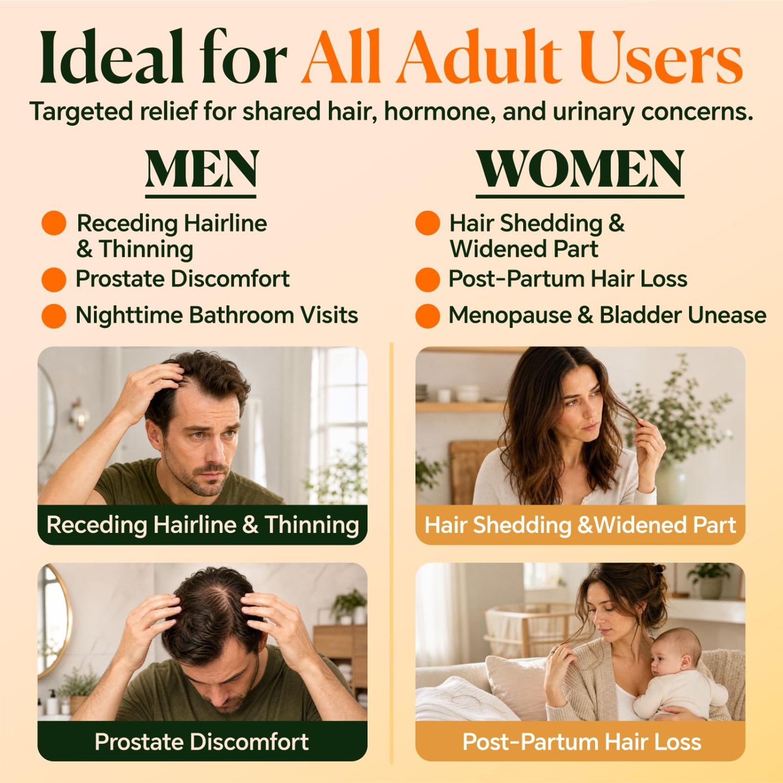 3000mg Saw Palmetto Softgels for Hair & Prostate Health – 180 Cold Pressed Capsu