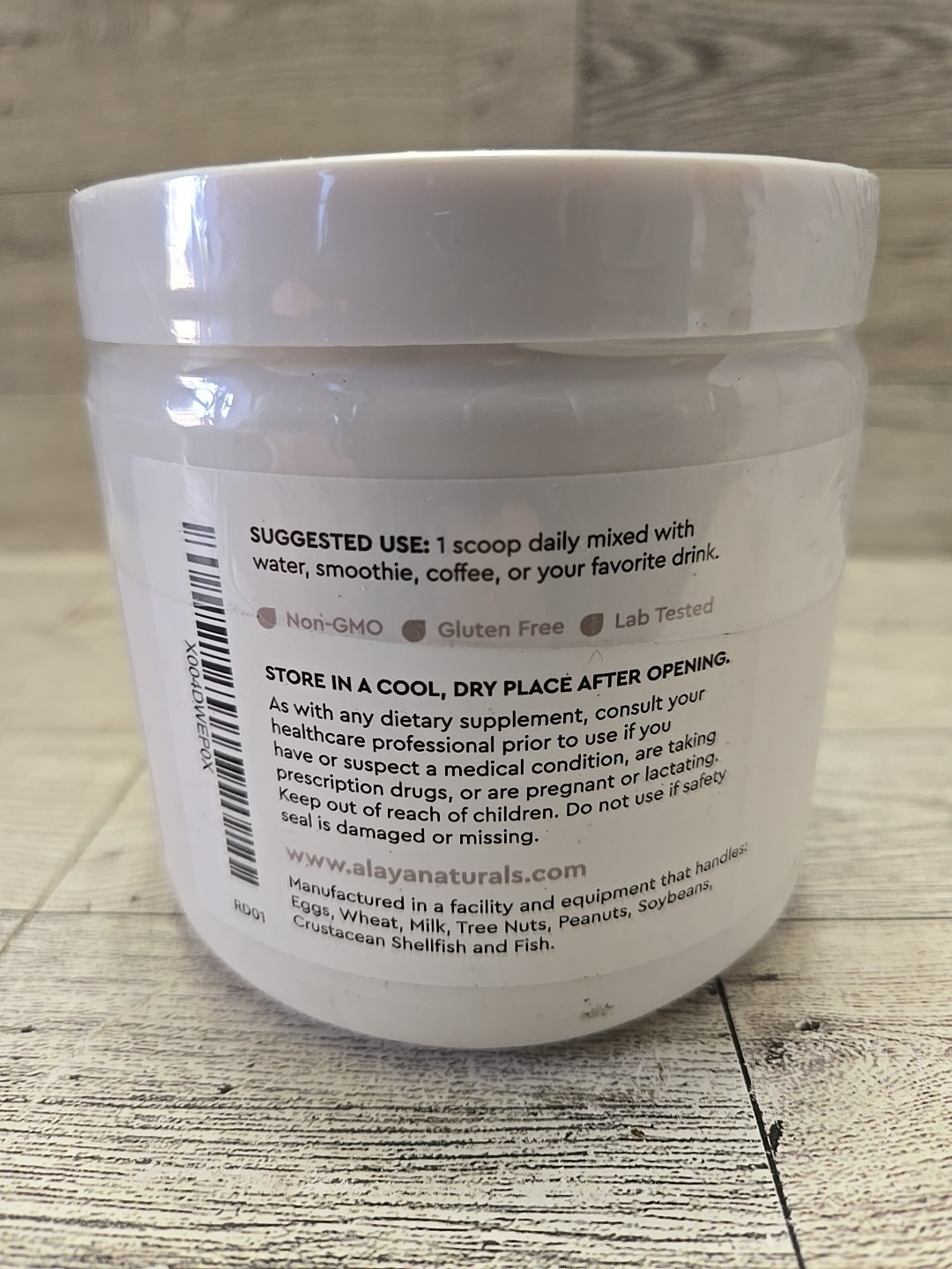 Alaya Colostrum Unflavored – Bovine Colostrum Powder 4.23 oz. (120g) Exp. 3/27