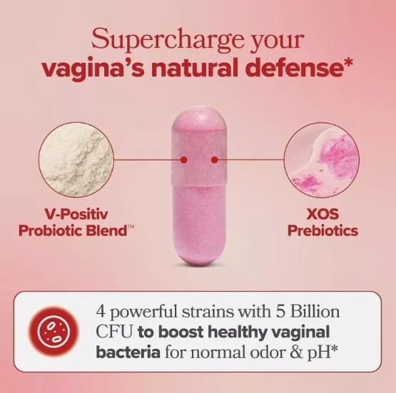 3PACK URO O Positiv Vaginal Probiotics for Women pH Balance w/ Prebiotic