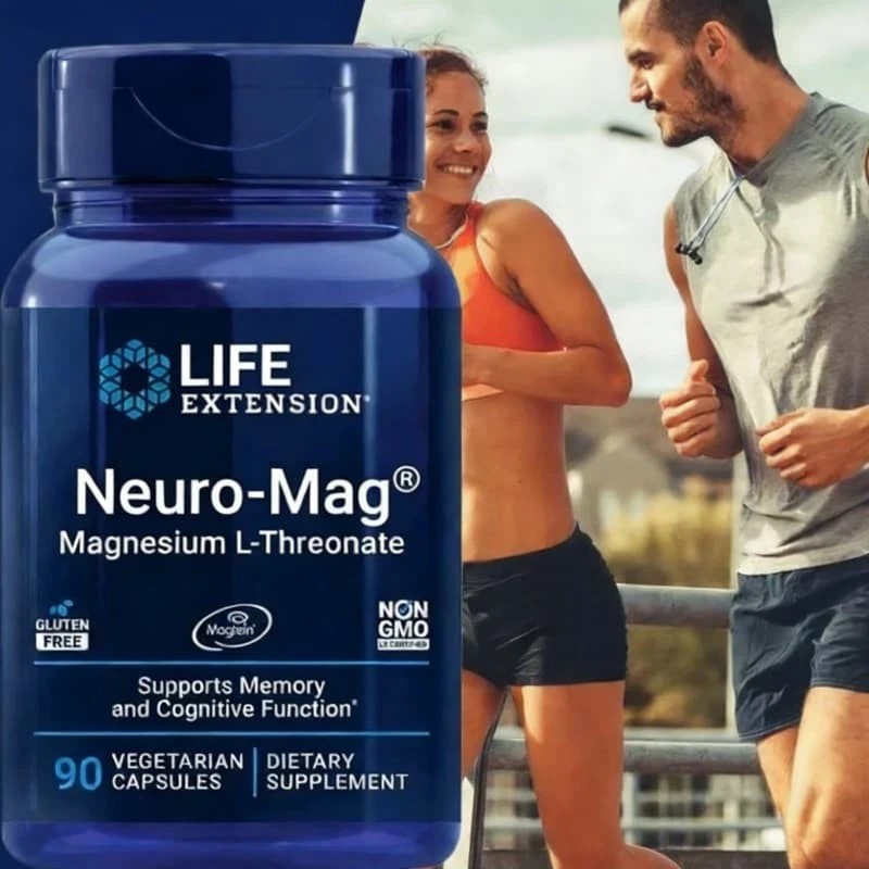 Neuro-Mag Magnesium L-Threonate from 2000 mg Magtein – Life Extension 90caps