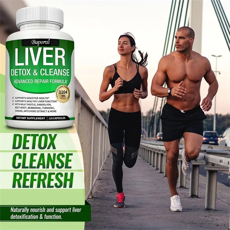 Liver Cleanse Detox Restorer 120pcs,Liver Health,Promote Digestion & Absorption