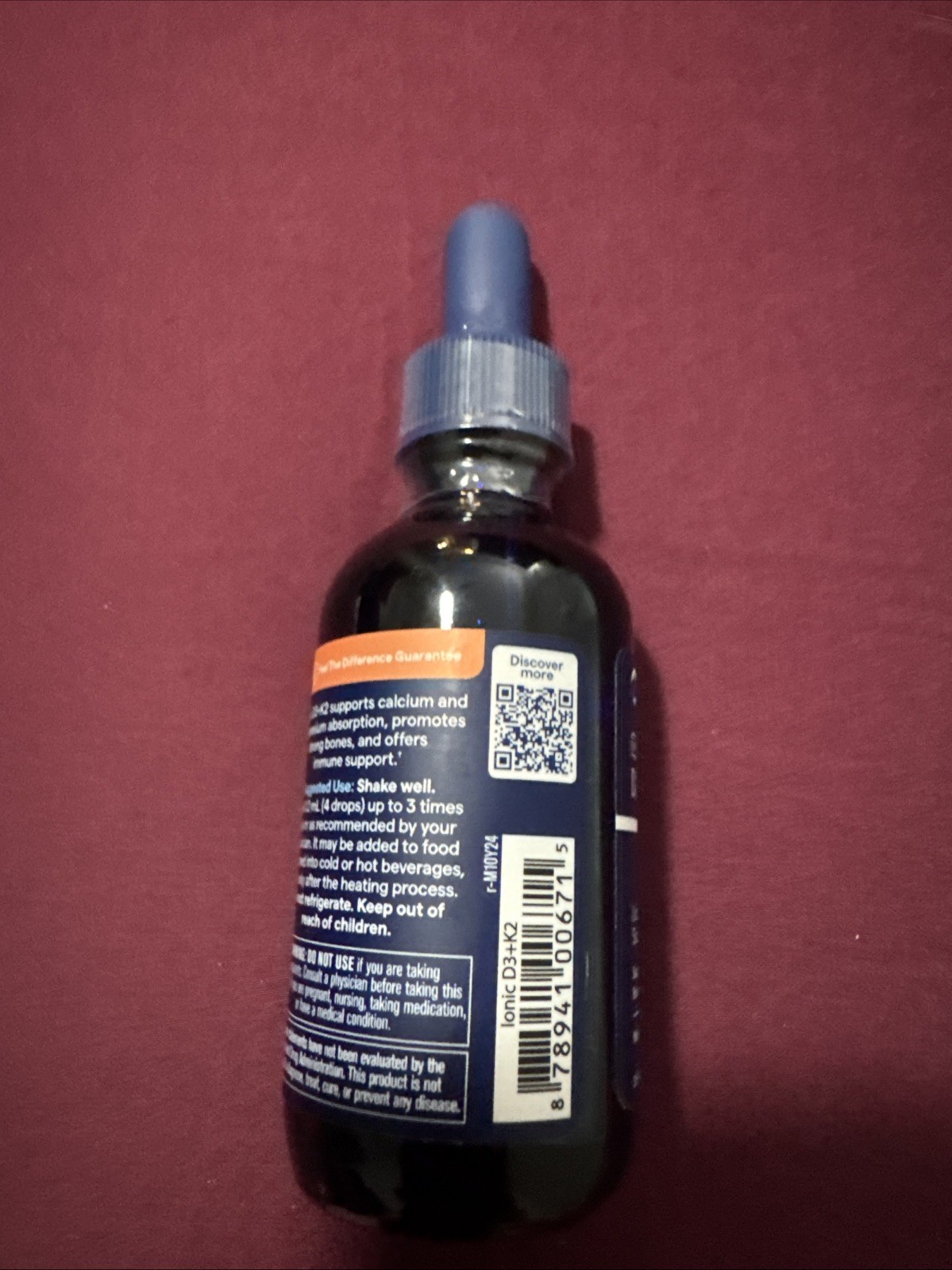 Trace Minerals Ionic D3 & K2 – 2 Oz Liquid. 06/2028