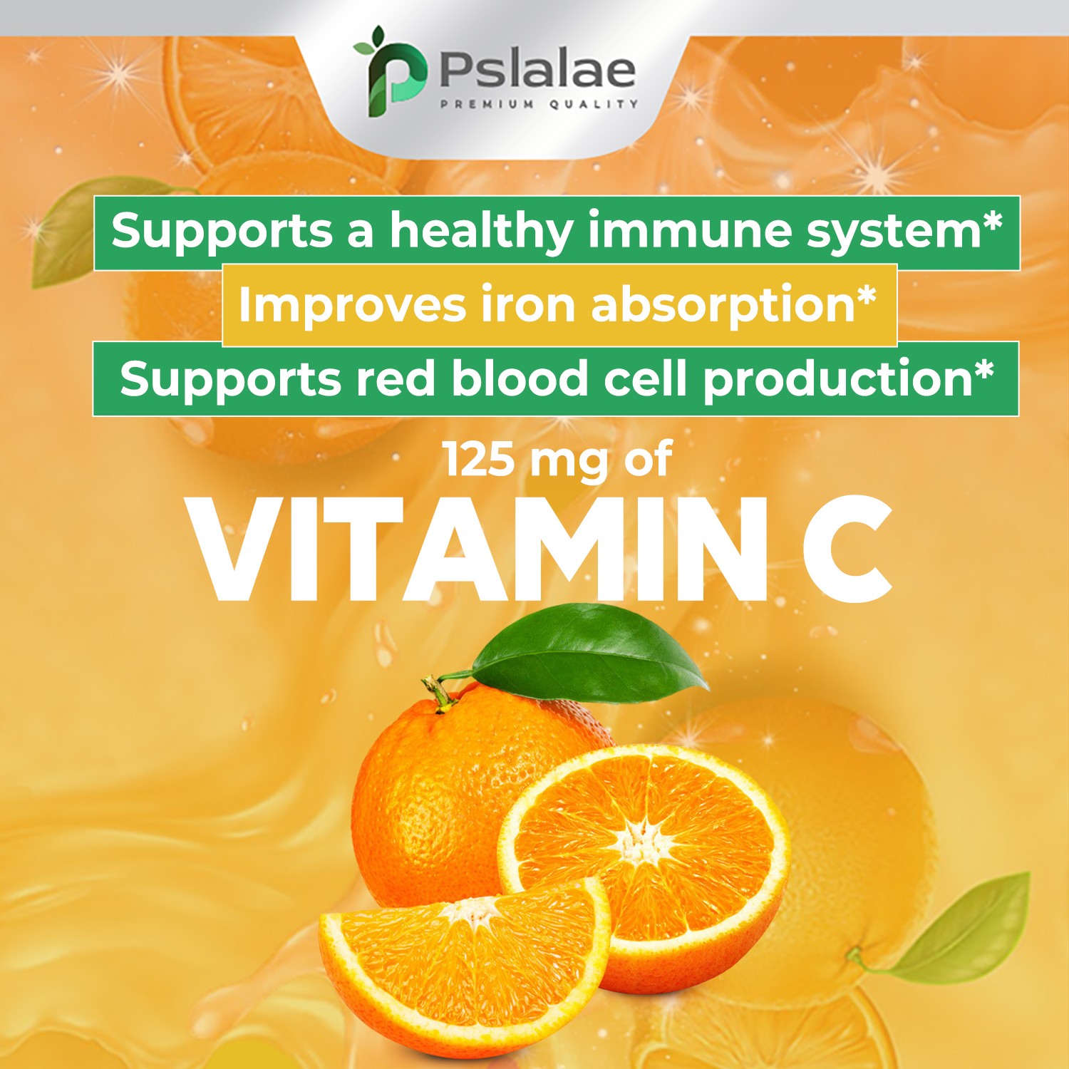 Iron 650mg – Vitamin C – Hemoglobin Formation, Relieve Anemia, Anti-fatigue