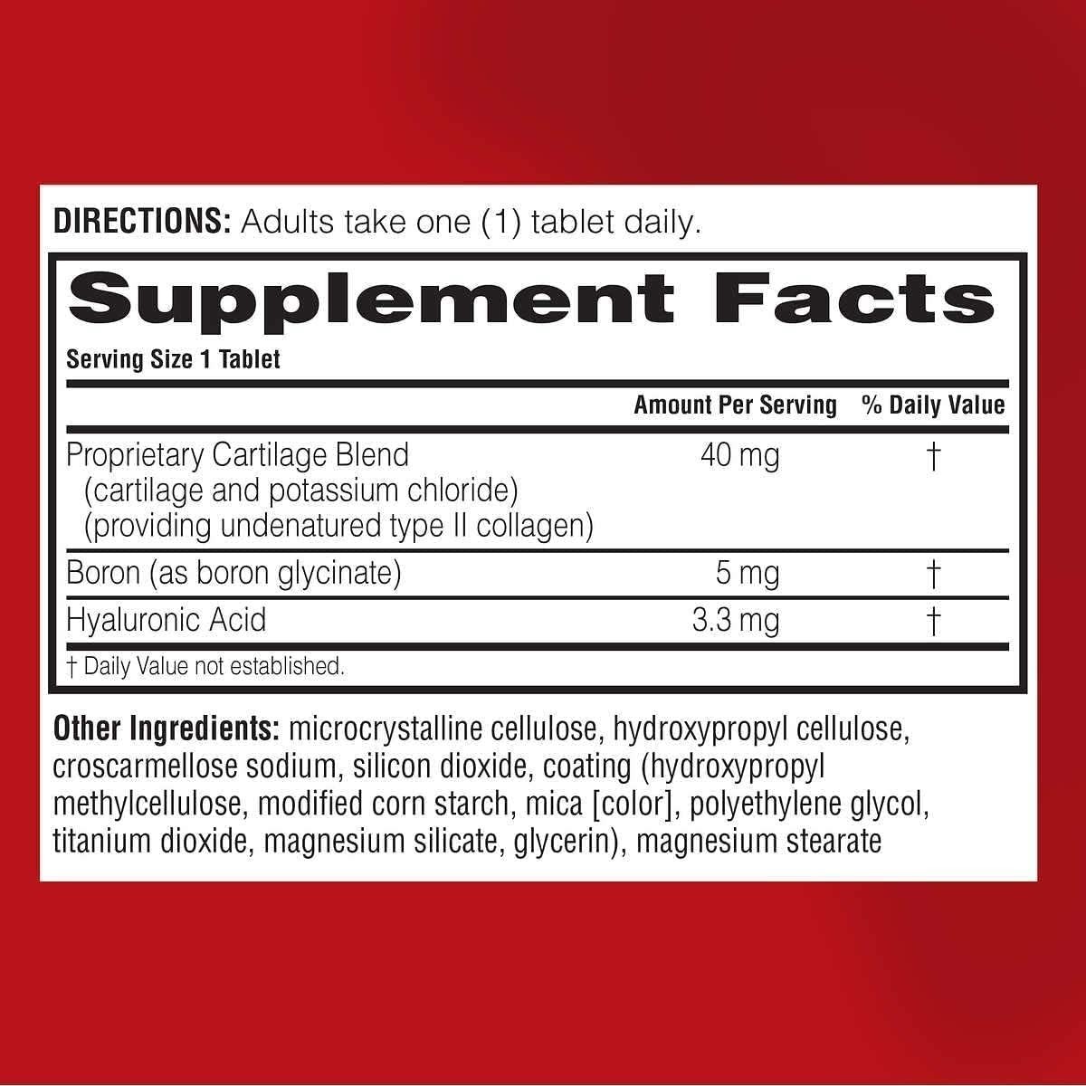 Schiff Move Free Ultra Triple Action Joint Supplement, 75 Tablets, EXP 12/2027