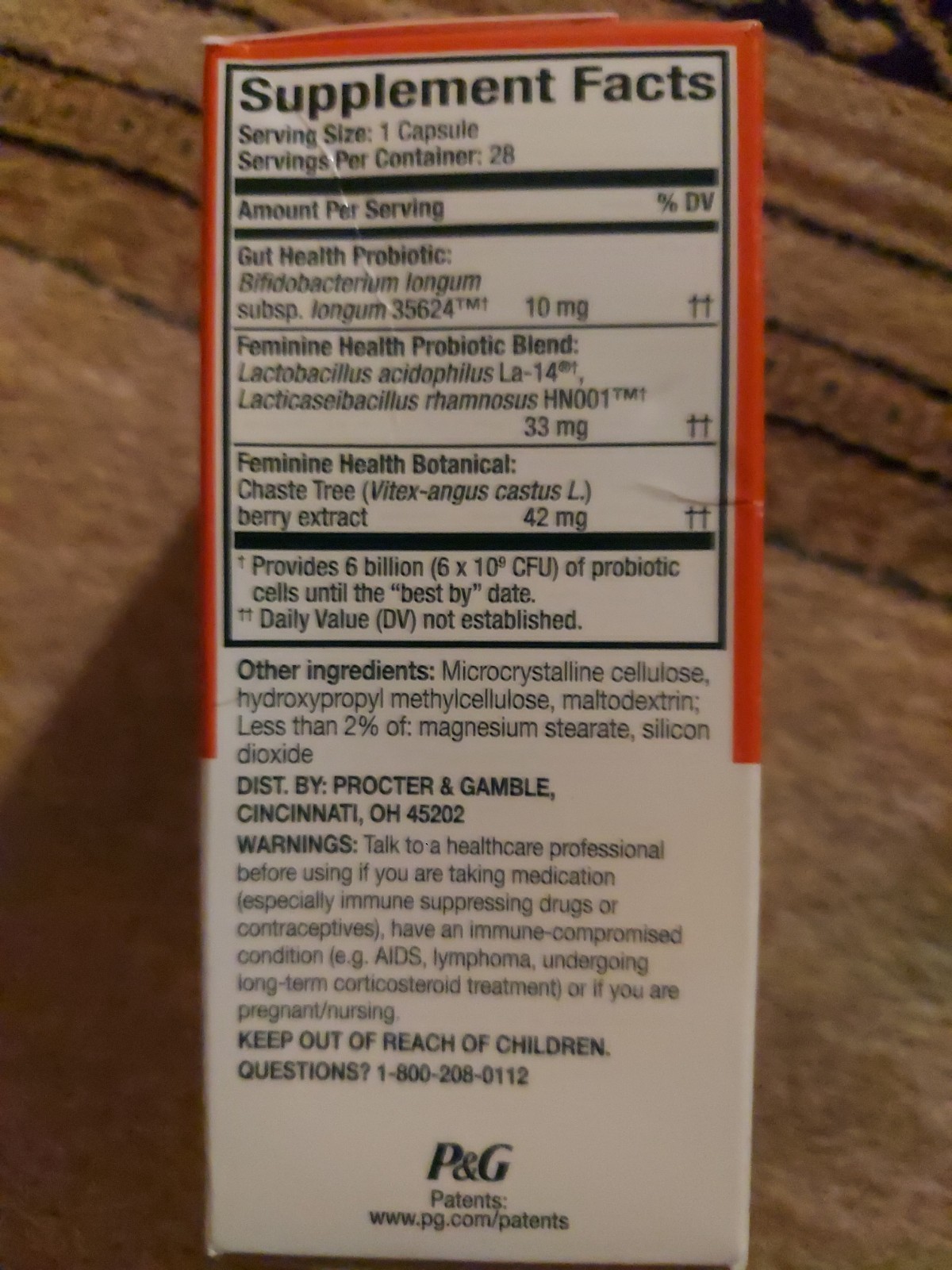 Align Probiotic Womens Dual Action Gut & Feminine Health 140 Capsules X 5 Lot