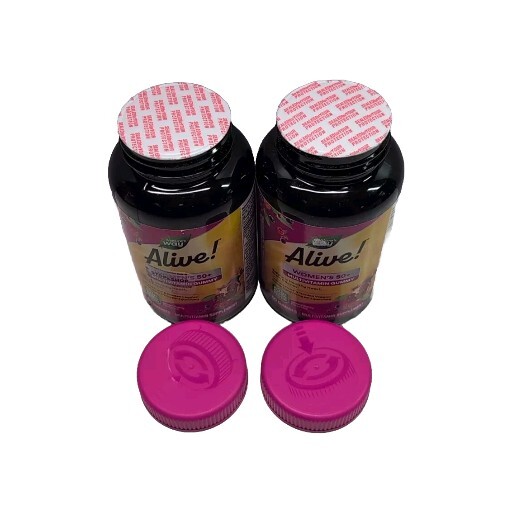 2x Alive Women 50+ Gummy Multivitamins 60 Gummies Each. Exp: 01/2026