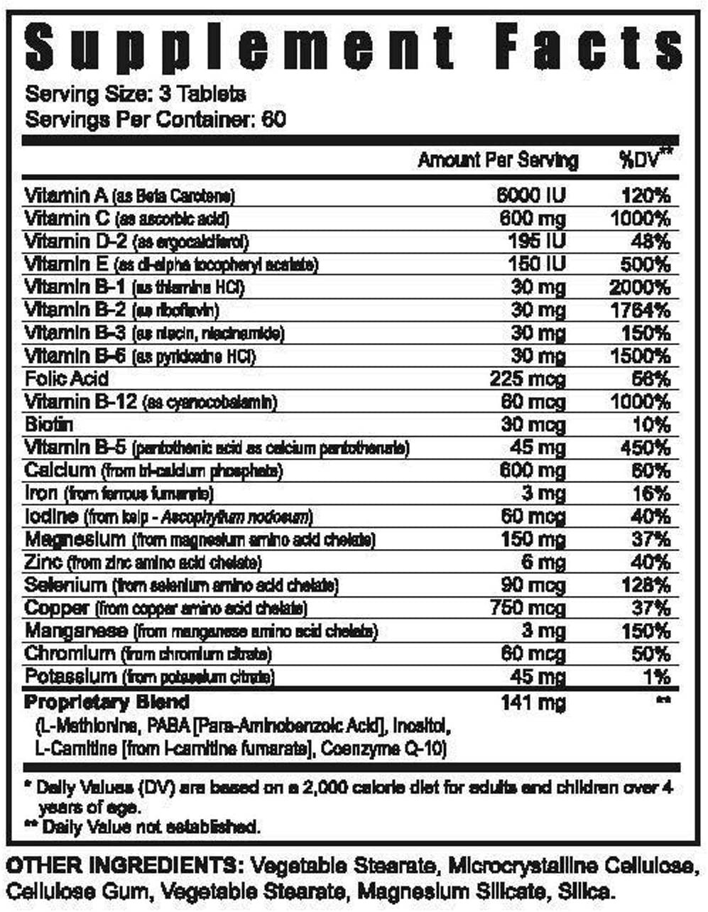Youngevity Ultimate Daily Mega Multivitamin – 20+ Vitamins and Minerals