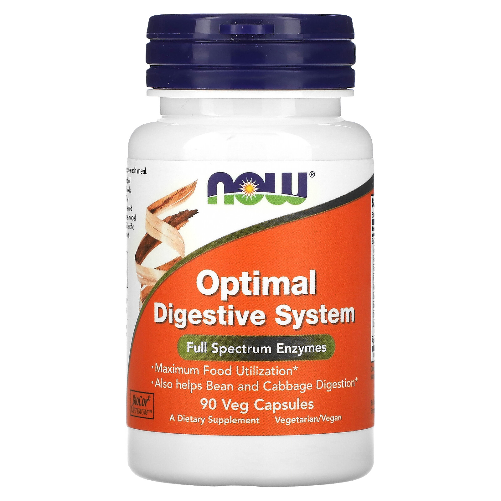 Now Foods Optimal Digestive System 90 Veg Capsules GMP Quality Assured, Vegan,