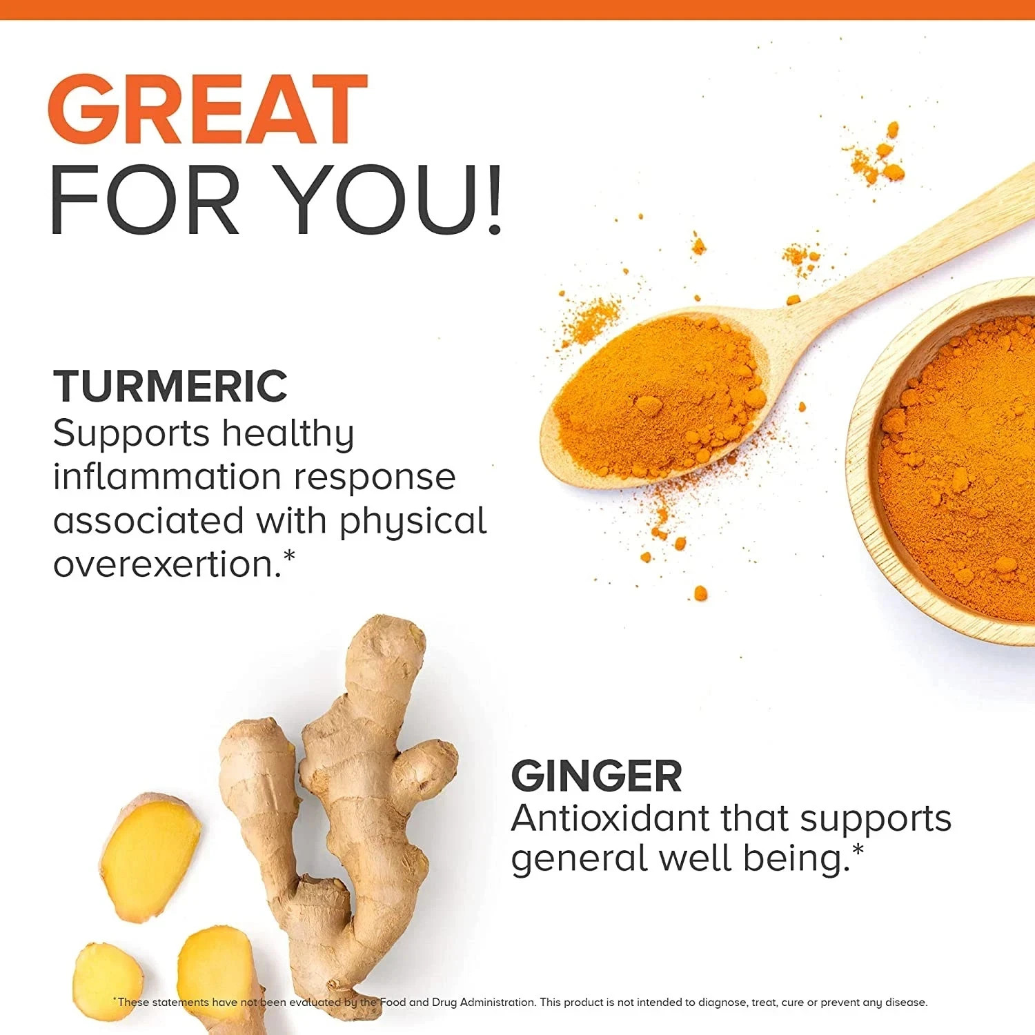 Qunol Turmeric Curcumin with Black Pepper & Ginger, 2400Mg Turmeric Extract with