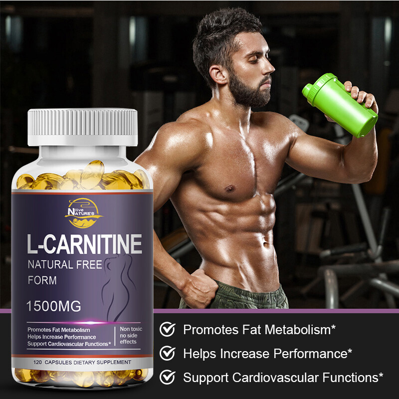 L-Carnitine 1500mg, High Potency Supports Natural Energy Production 120 Capsules
