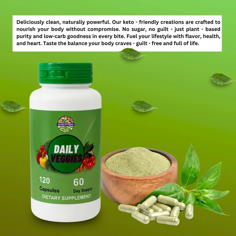 Garden OF Health Fruits Veggiee Whole Food Capsule Daily Nutrition 240 Capsule