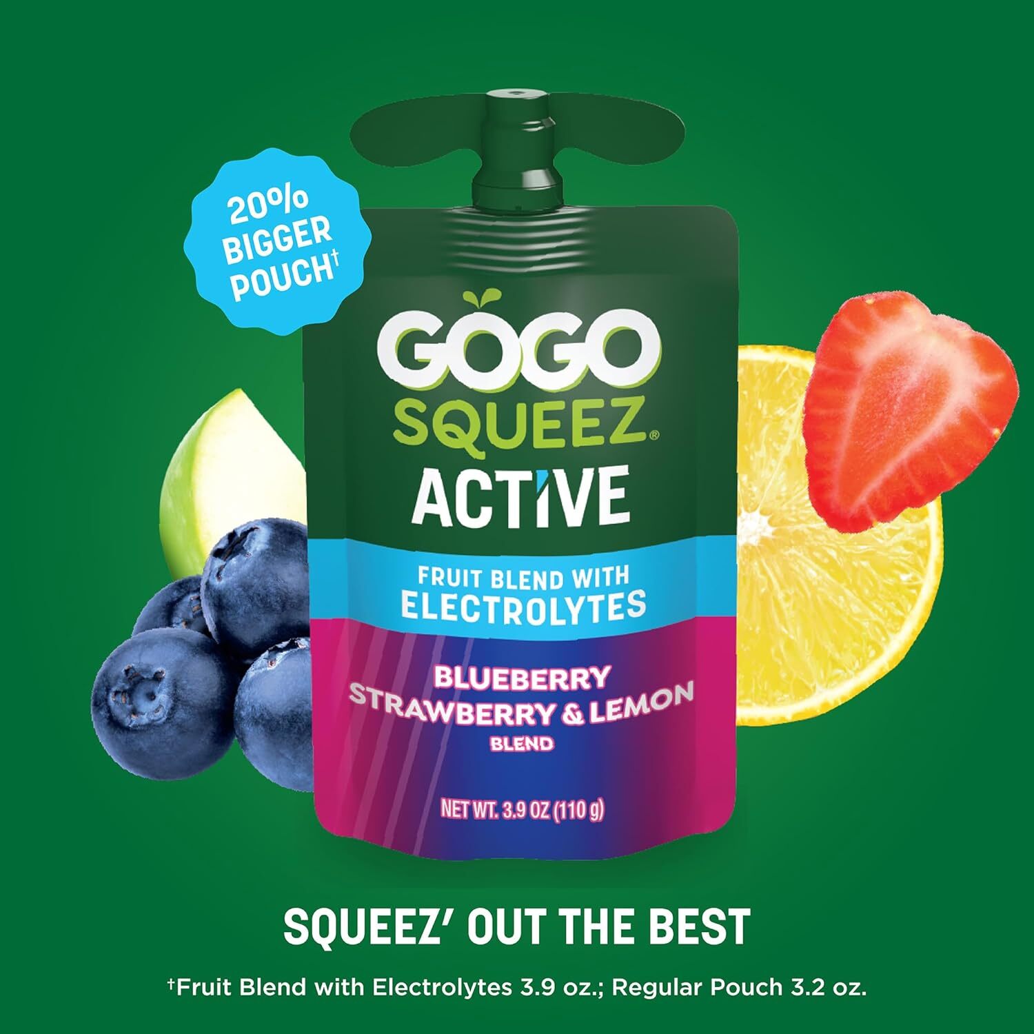 Active Fruit Blend with Electrolytes | 18-Count Variety Pack |