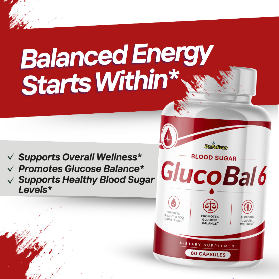 GlucoBal 6-Blood Support- 12 Bottles- 720 Capsules