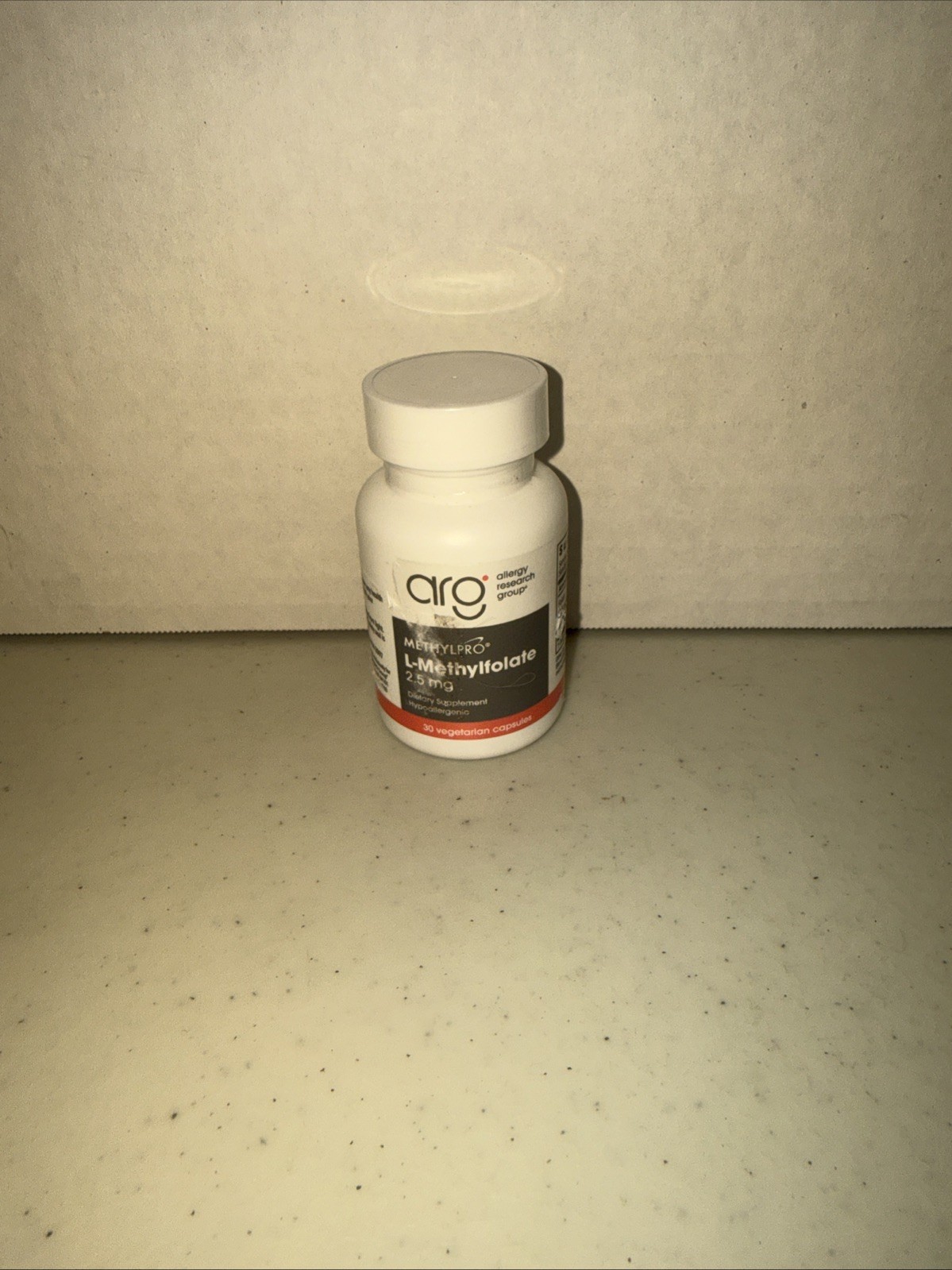 MethylPro 2.5mg L-Methylfolate (30 Vegetarian Capsules) Allergy Research Group