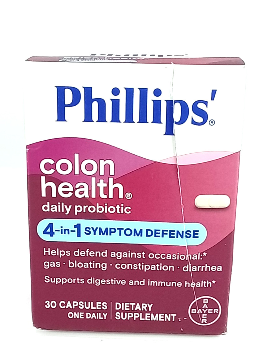 Phillips’ Colon Health Daily Probiotic Capsules, 30 Count BB DATE 02/2027