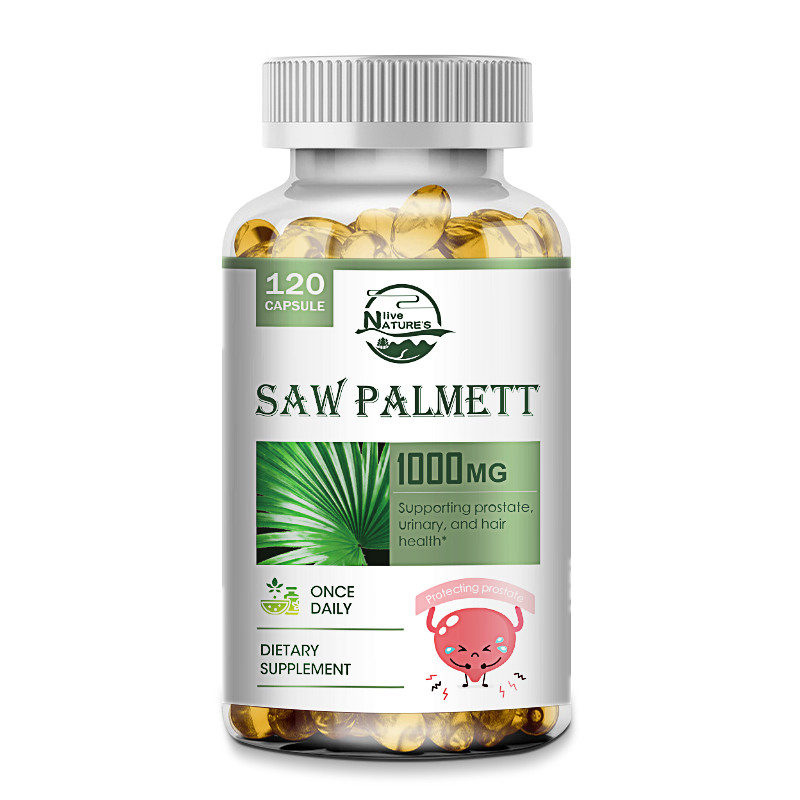 Saw Palmetto 1000 MG Premium Prostate Health Support Supplement for Men Health