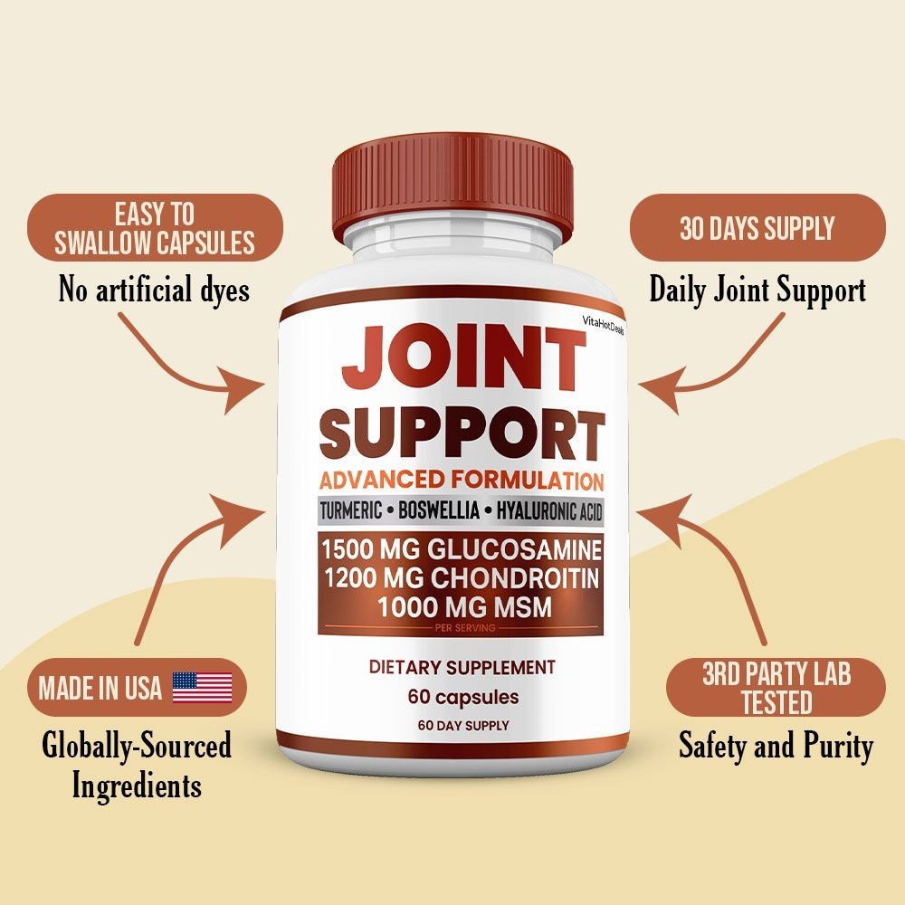 Joint Support Capsules, Max Strength, Joint Support Supplement (2 pack)