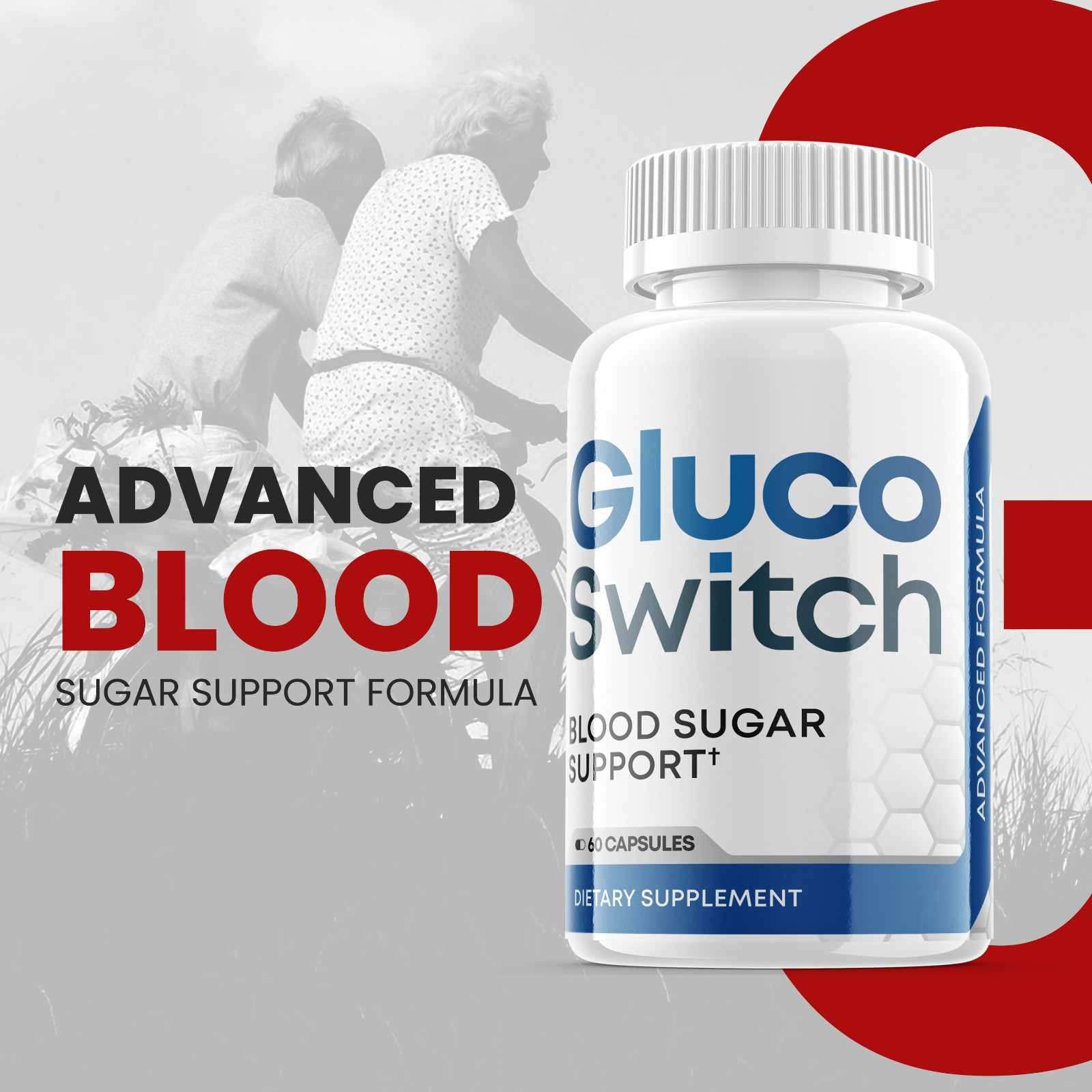 (5 Pack) Gluco Switch Capsules, Glucoswitch Blood Sugar Support (300 Capsules)
